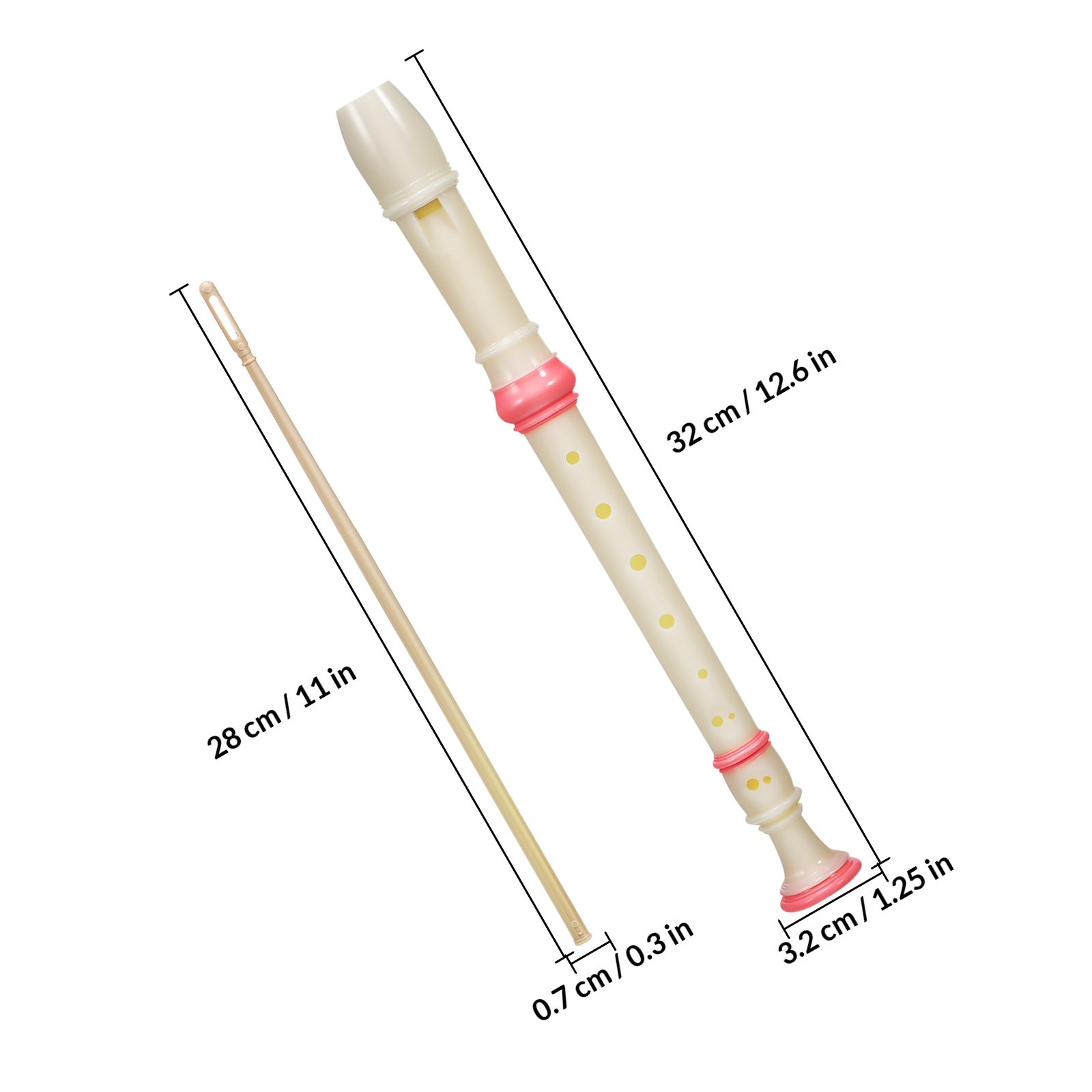 2 sztuki fletów sopranowych, 8 – Soprano Recorder Plastic recenzja i cena